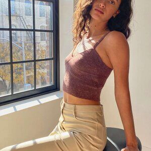 Aritzia Wilfred Sicily Bustier sweater tank top